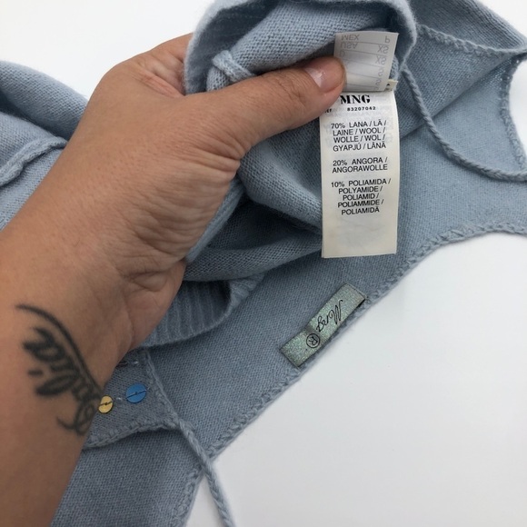 Mango Vintage 90s Angora Wool Cami Tank Top XS - Picture 5 of 6